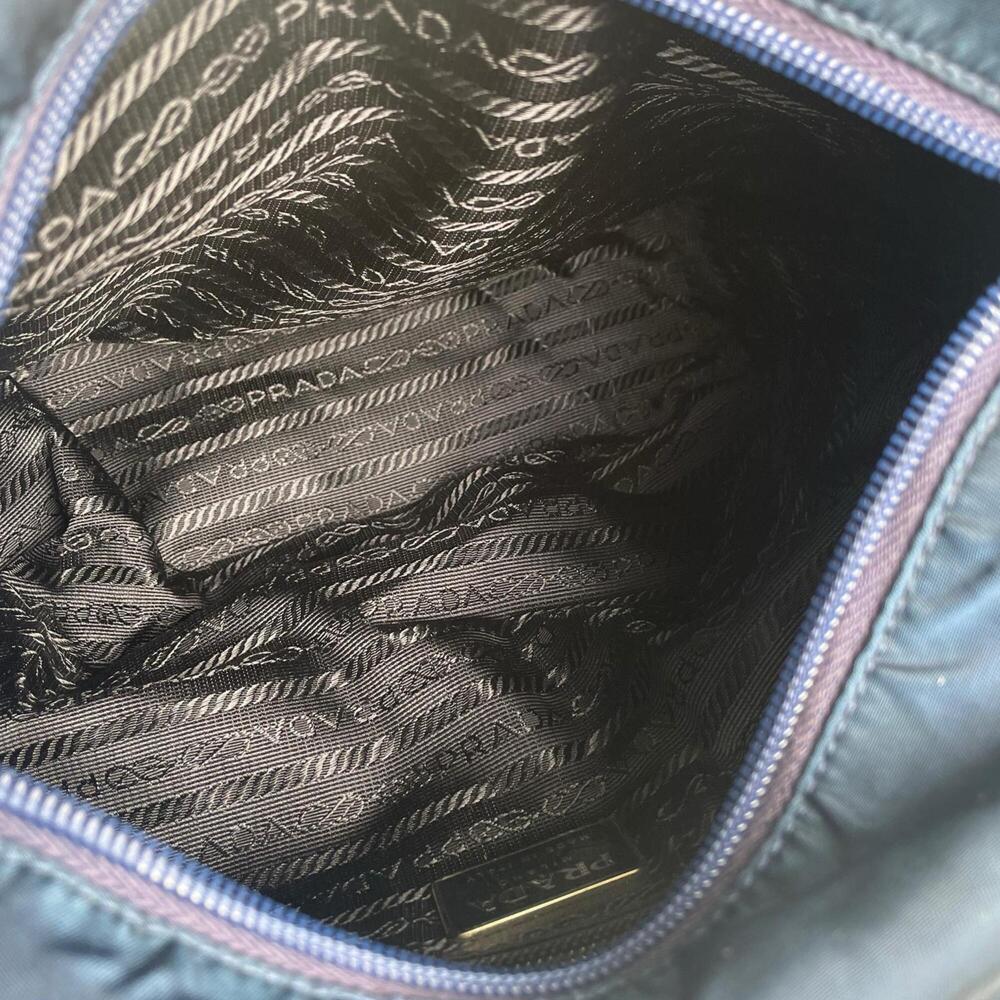 PRADA Blue Shoulder Bag - Picture 11 of 14